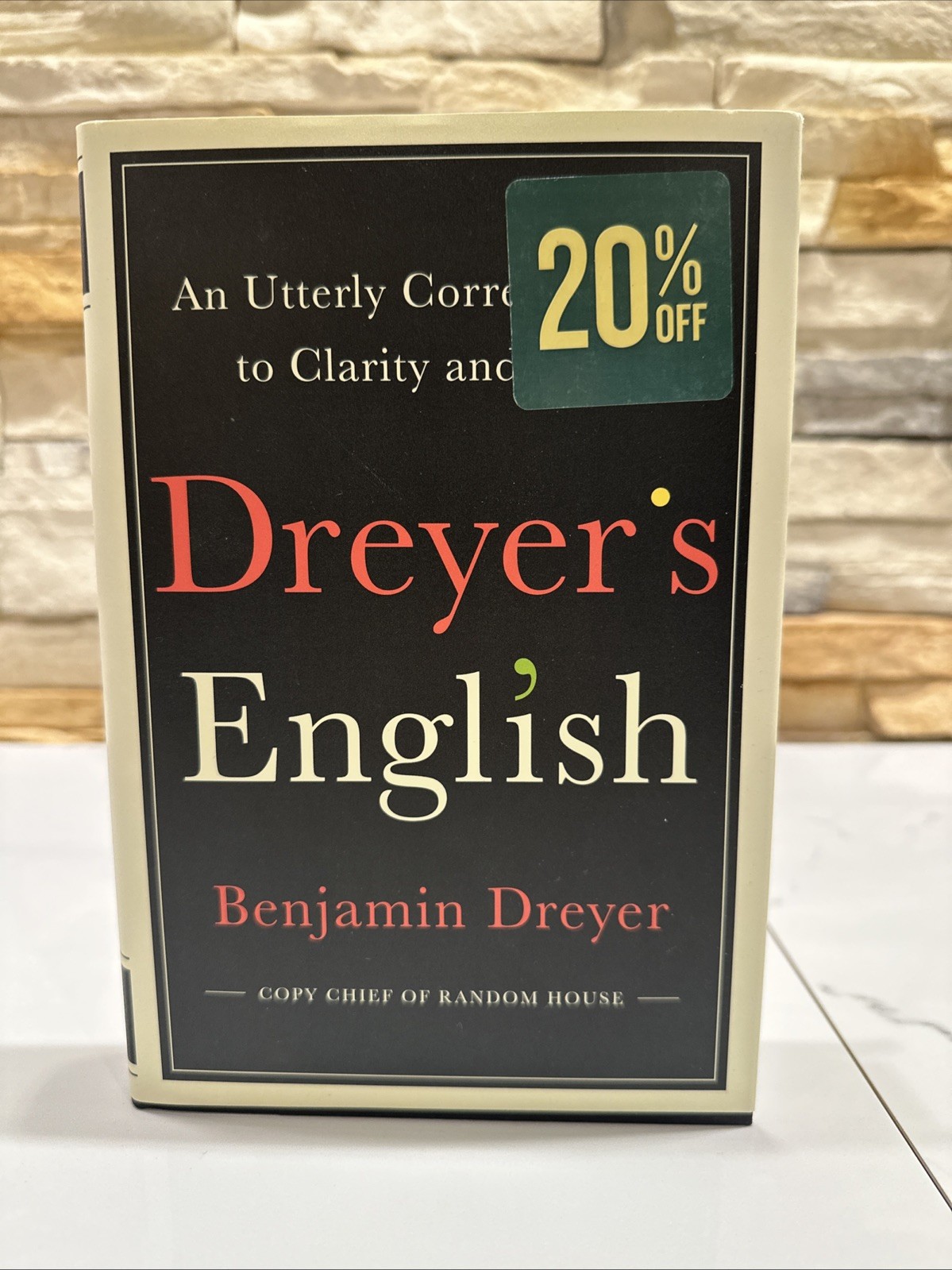 DREYER’S ENGLISH / BENJAMIN DREYER / 1ST EDITION 4TH PRINT HCDJ / STYLE GUIDE
