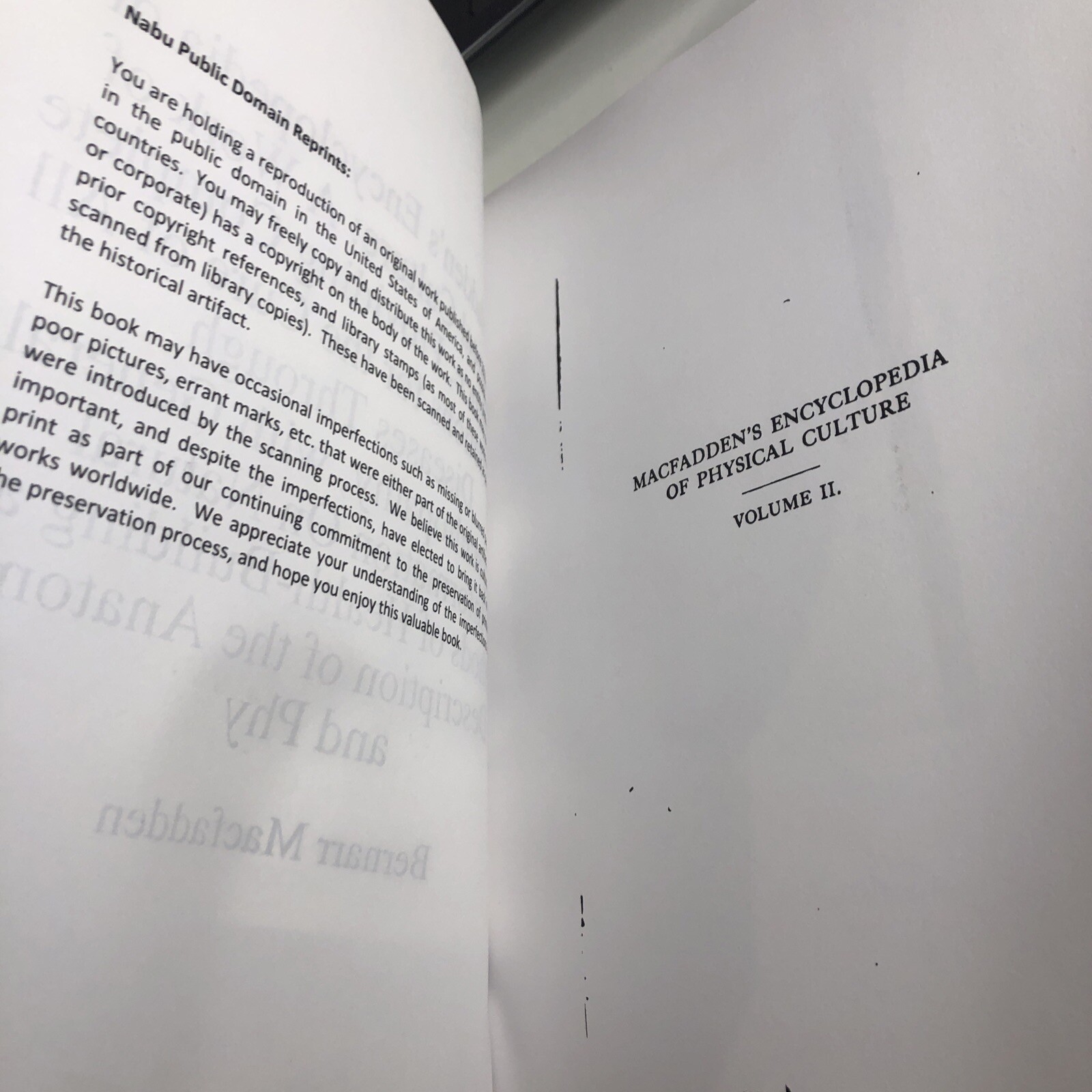 Macfadden’s Encyclopedia of Physical Culture: A Work of Reference Paperback Book