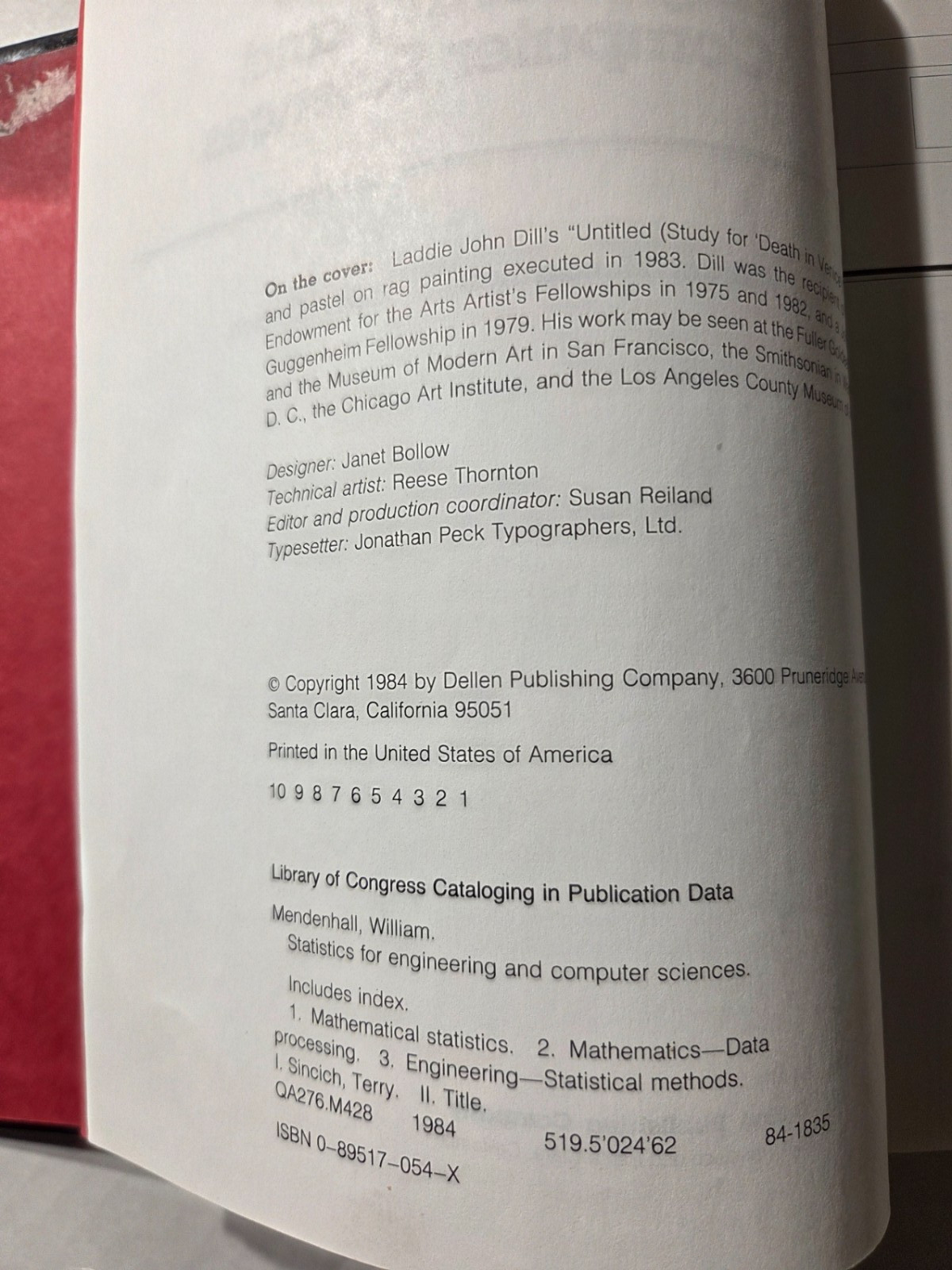 Statistics for the Engineering and Computer Sciences by Terry Sincich and…