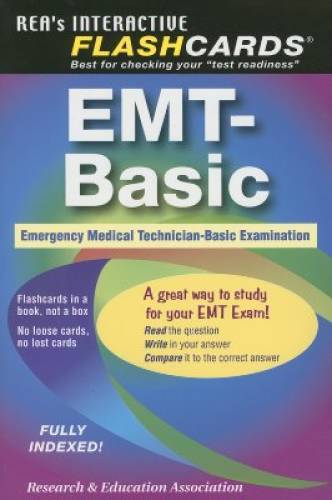 EMT-Basic – Interactive Flashcards Book for EMT (REA) (REA Test Preps), N – GOOD