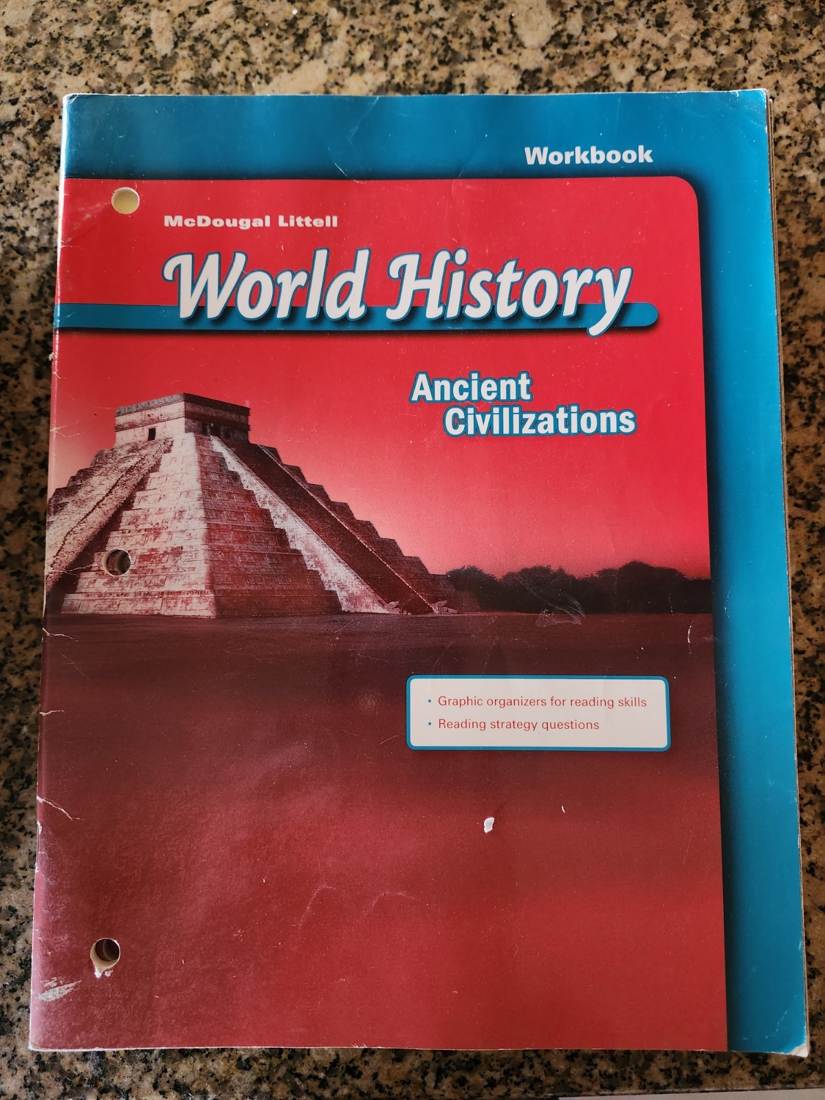 Used World History Textbooks, Workbooks, and Study Guides Lot (2006)