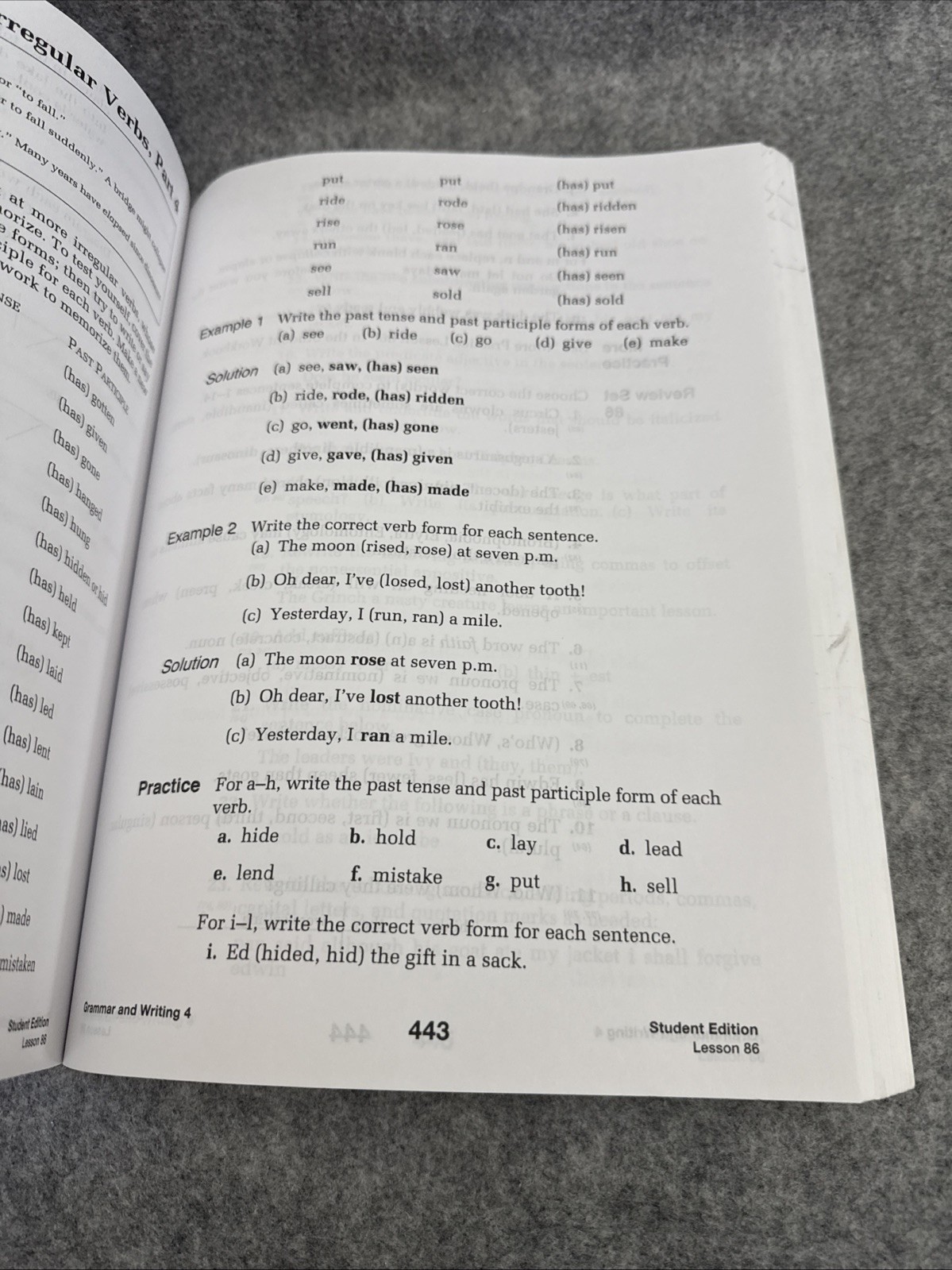 Grammar & Writing Ser.: Saxon Grammar & Writing Grade 4 Student Textbook by Text