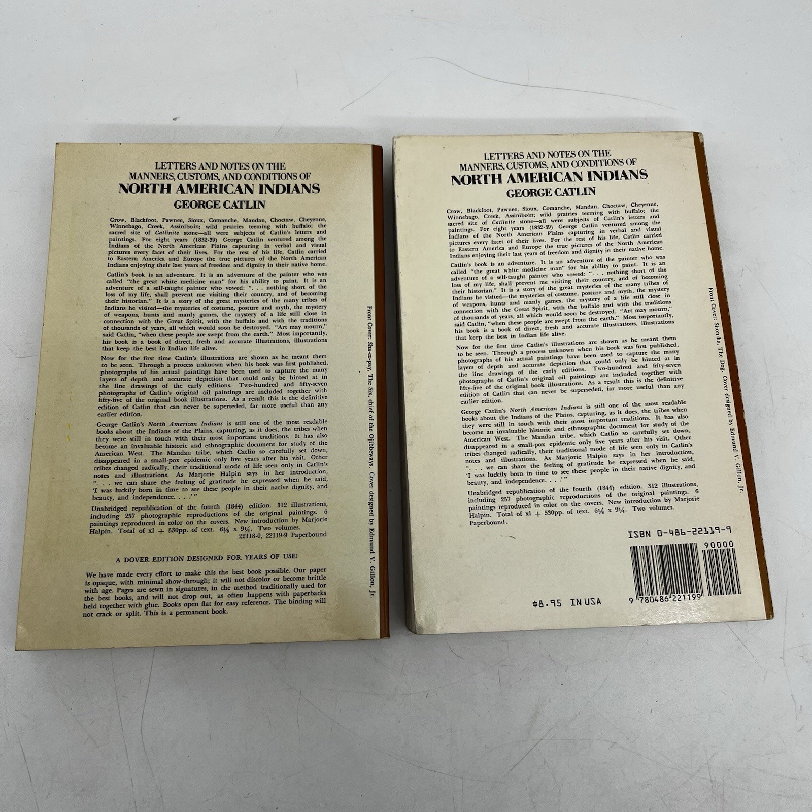 North American Indians By George Catlin Letters Manners Customs Volumes 1 & 2