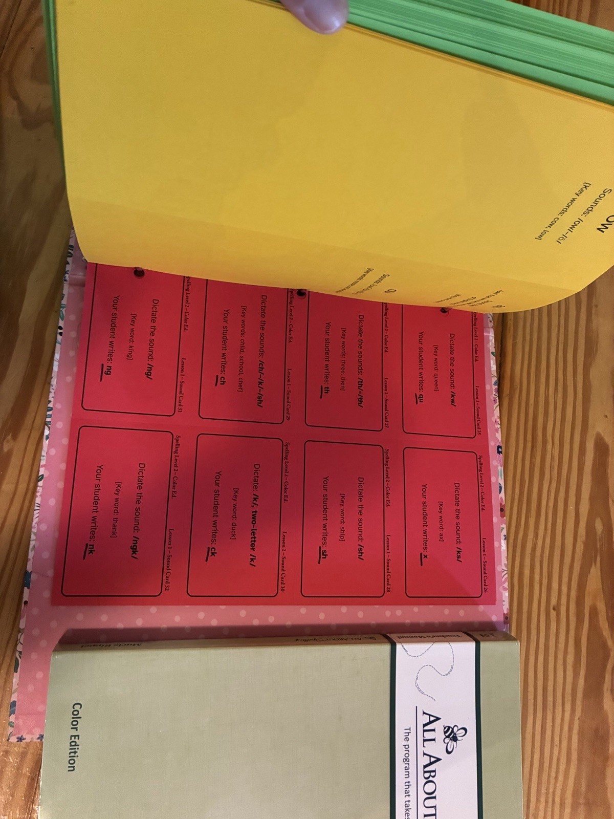 All About Spelling Level 2 Set Teach Manual Student Packet Missing Activity Book