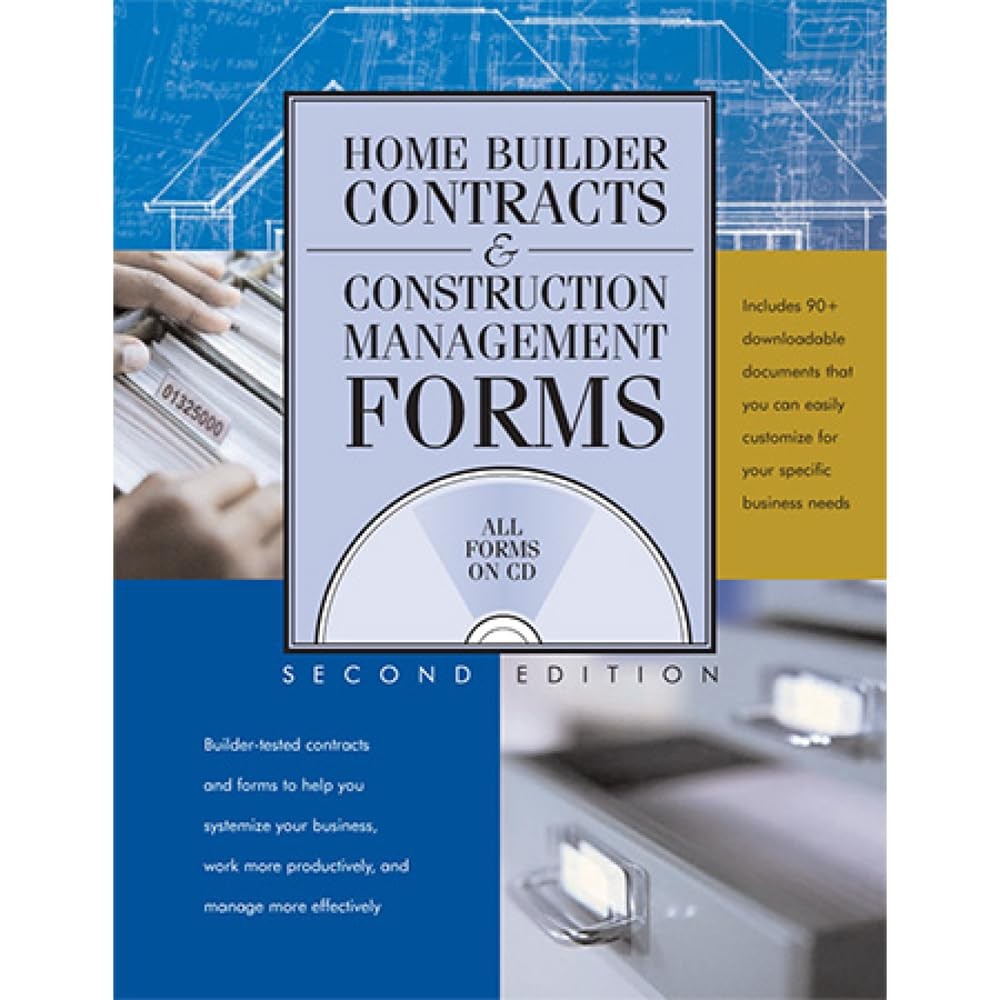 Home Builder Contracts and Construction Management Forms – paperback Courten…