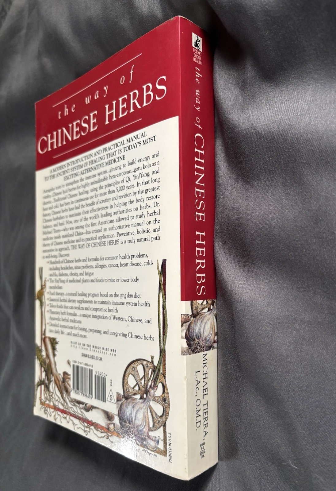 The Way of Chinese Herbs by Michael Tierra (1998, Trade Paperback)
