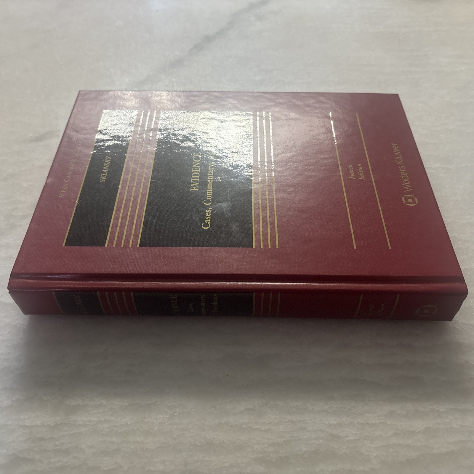 Aspen Casebook Ser.: Evidence : Cases, Commentary, and Problems by David A….