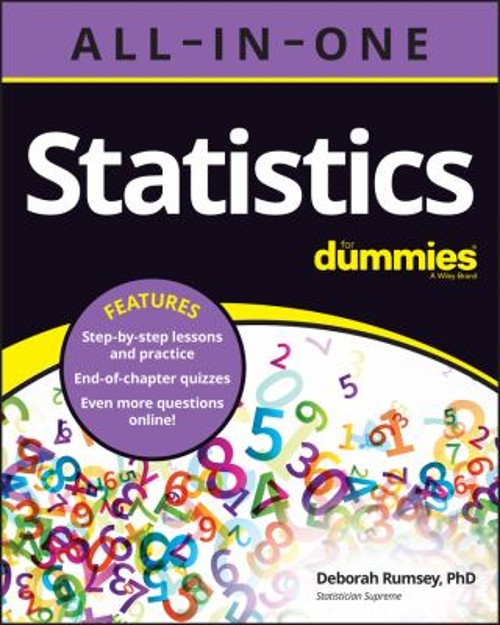 Statistics All-in-One For Dummies Paperback Deborah J. Rumsey