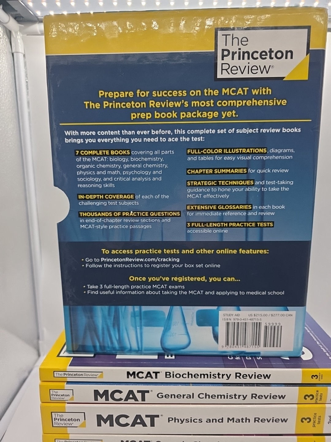 Princeton Review MCAT Subject Review Complete Box Set, 2nd Edition: 7 Comple…