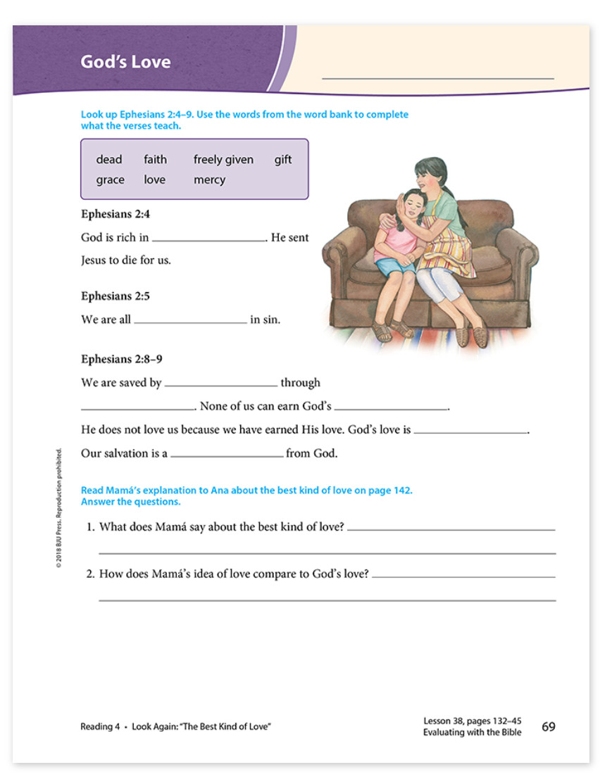 NEW BJU Press 4th grade READING 4 VOYAGES STUDENT WORKTEXT 3rd ed 503748