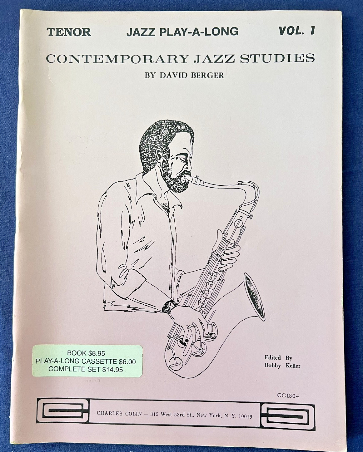Contemporary Jazz Studies – TENOR SAX – David Berger – vol. 1 BOOK ONLY