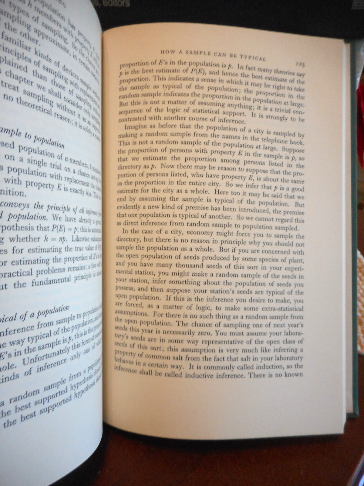 Logic of Statistical Inference by Ian Hacking, 1965 Cambridge U Press Hardcover
