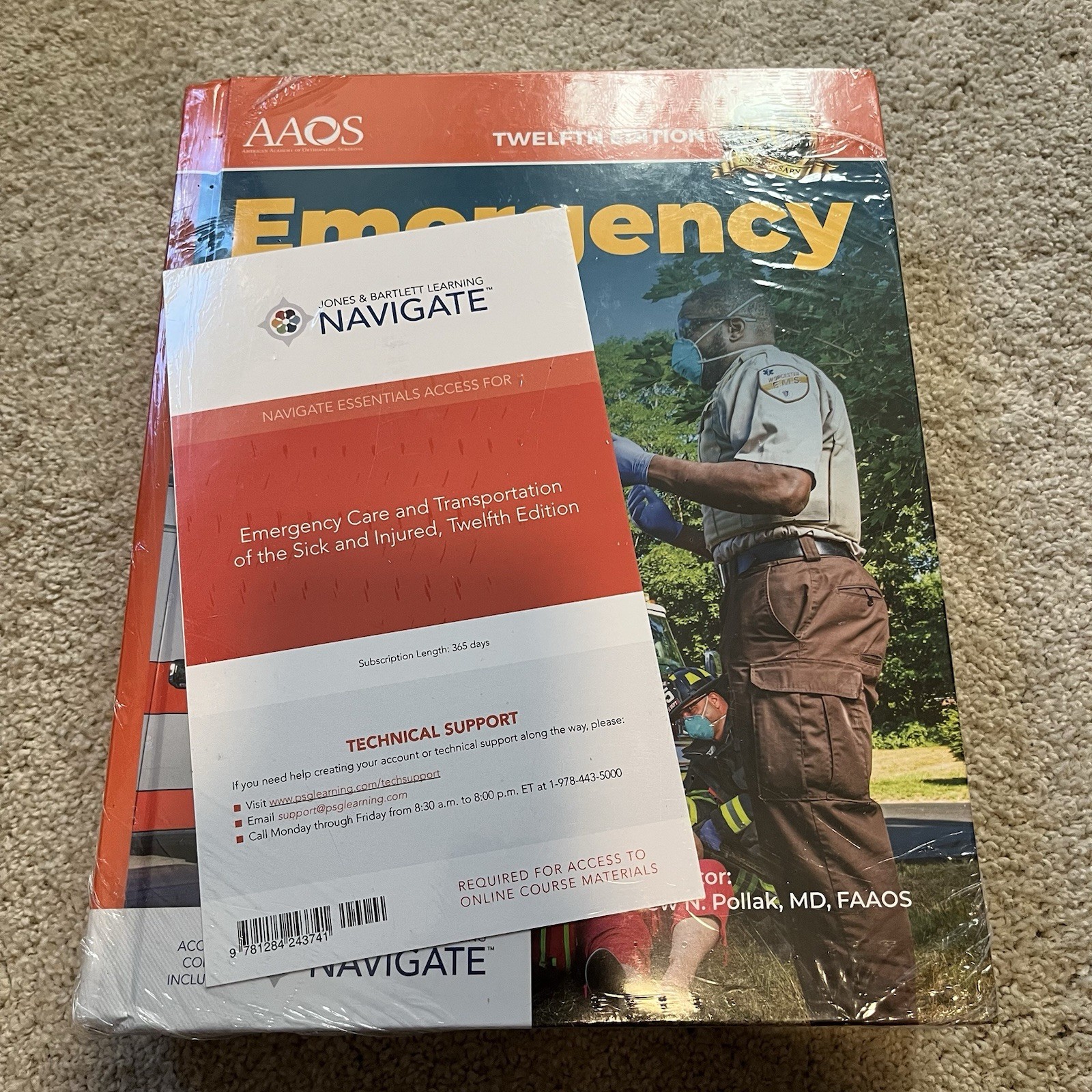 NEW AAOS Emergency Care And Transportation Of The Sick And Injured, 12th Edition