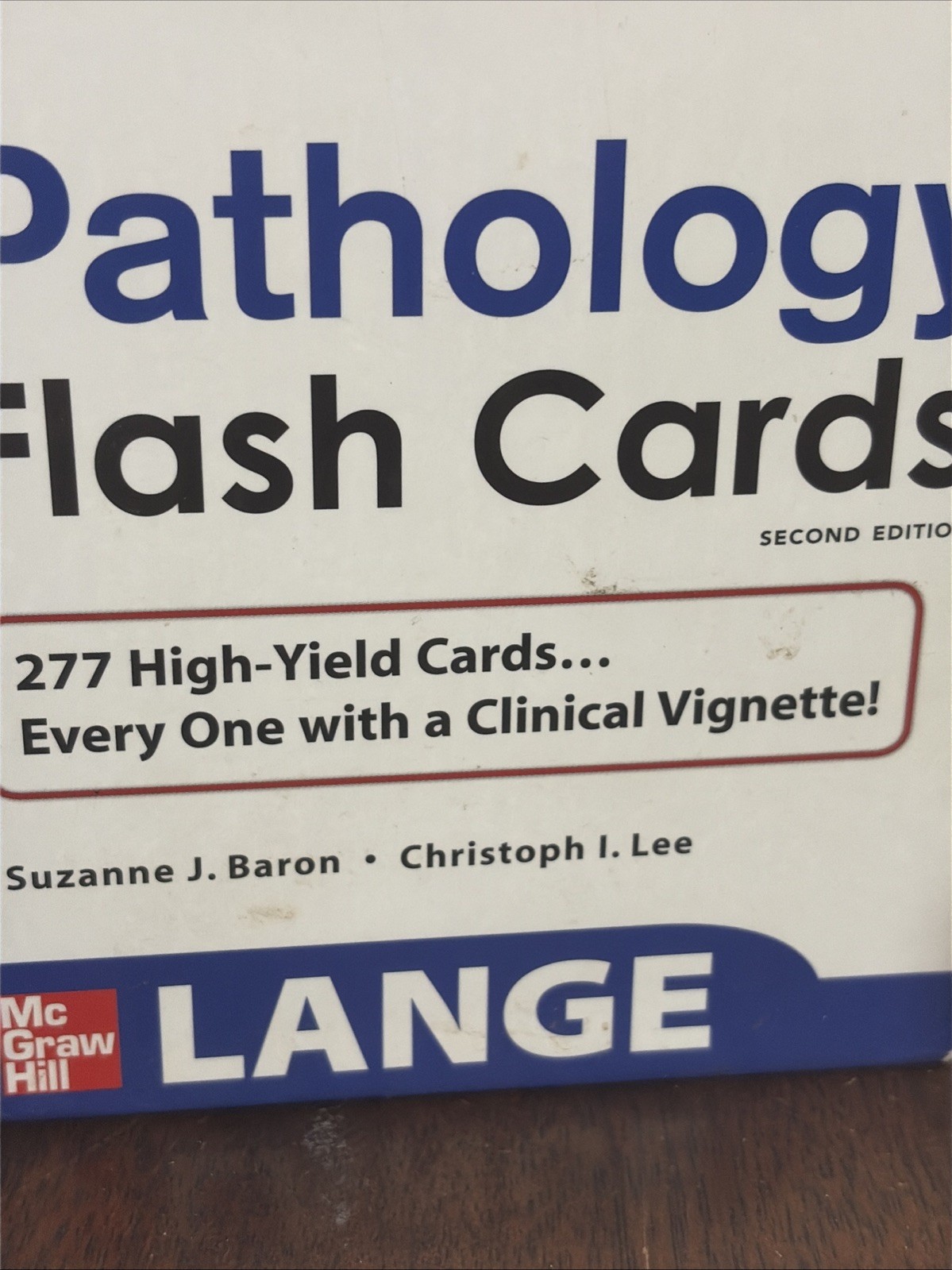 Lange Pathology Flash Cards, Third Edition (LANGE FlashCards)