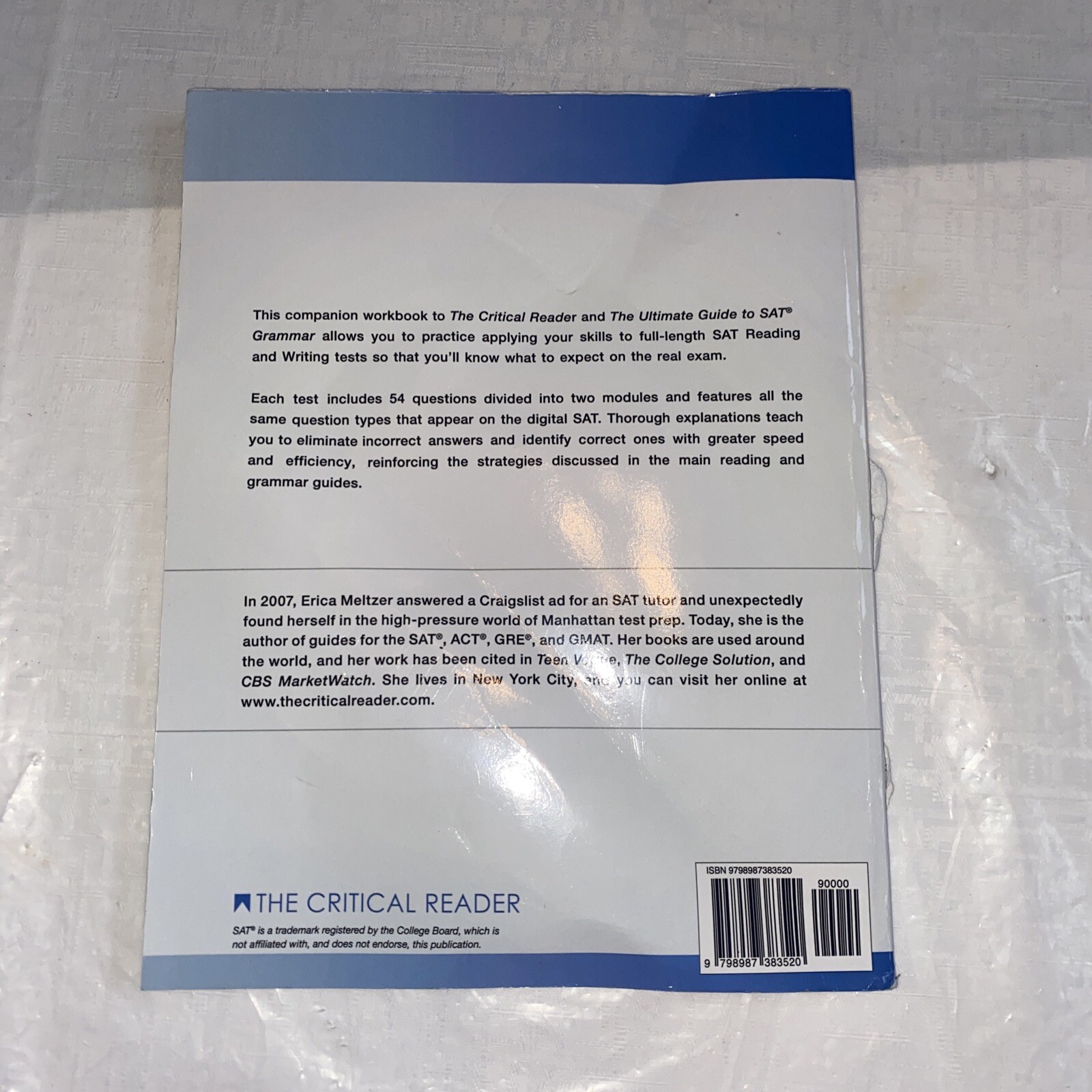 Erica L Meltzer Reading & Writing Test Book (Paperback)