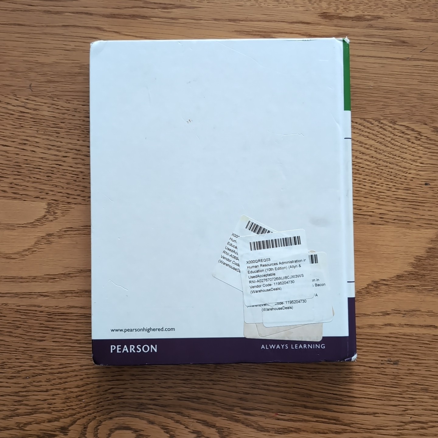 Human Resources Administration in Education 10th Edition Hardcover