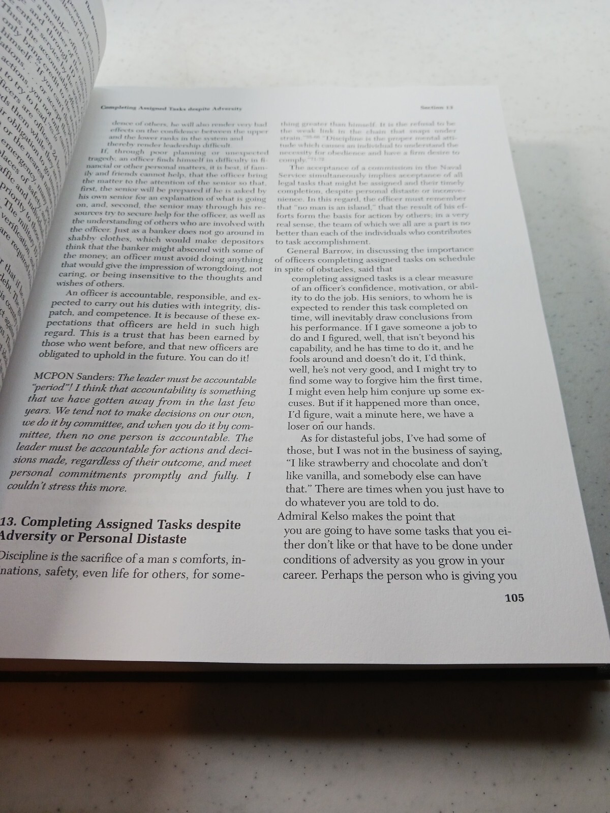 Naval Leadership: Voices of Experience by Karel Montor 1998