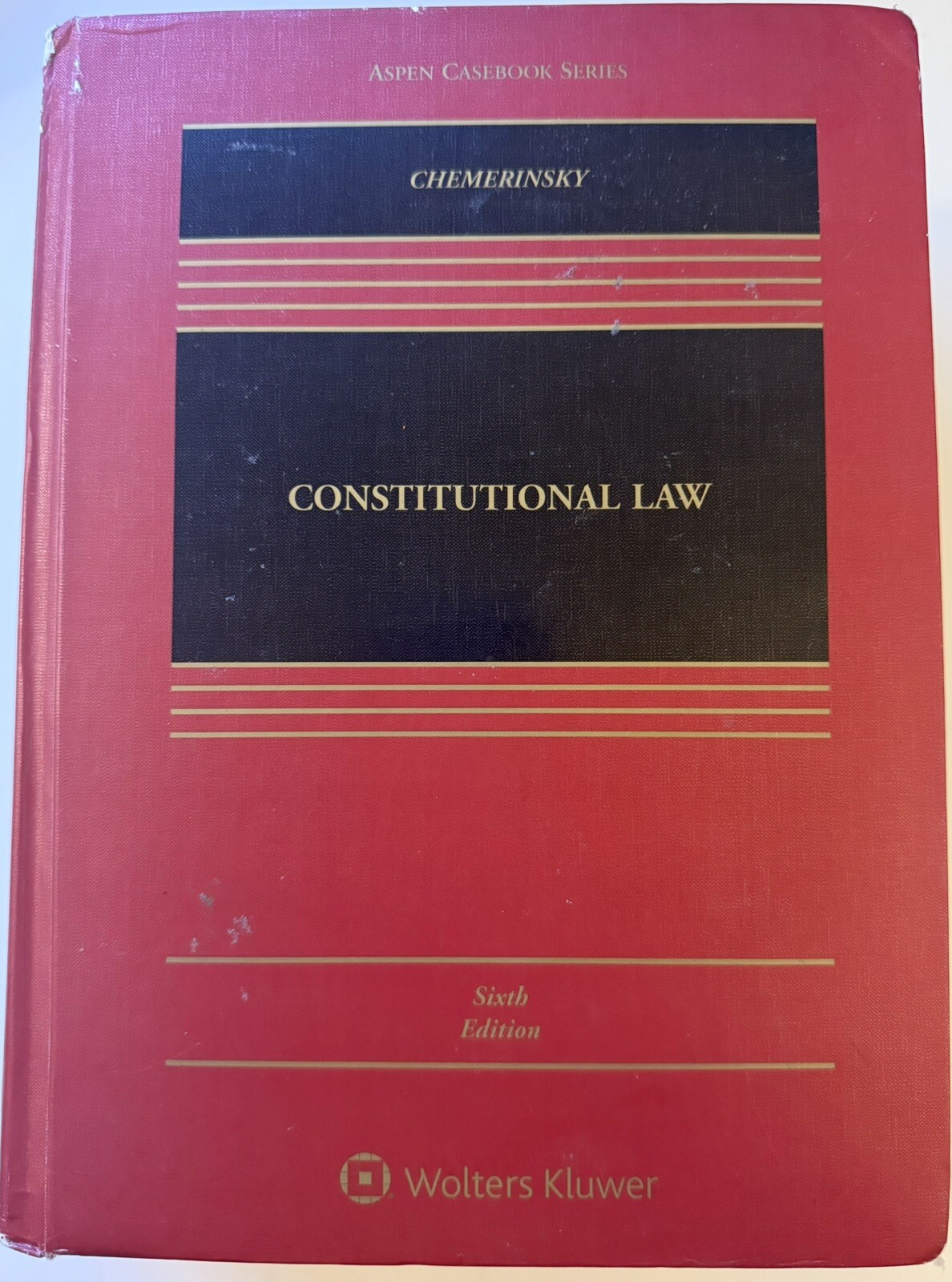 Constitutional Law by Erwin Chemerinsky 6th Edition