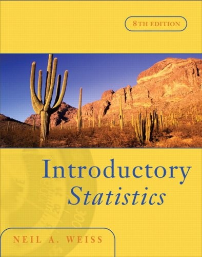 INTRODUCTORY STATISTICS By Neil A. Weiss – Hardcover **BRAND NEW**