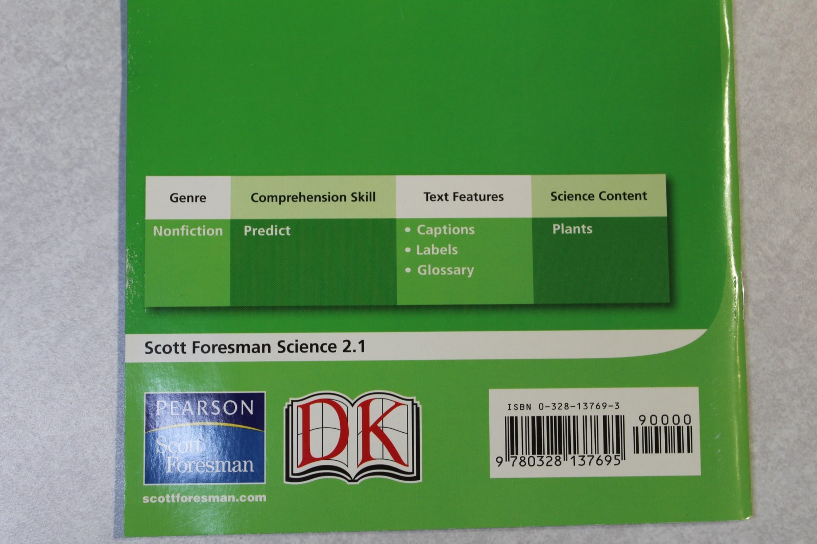 Pearson Foresman Homeschool Grade 2 Below Level Science Leveled Readers Course