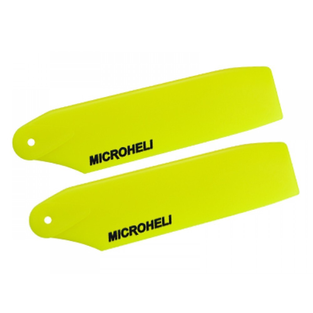 Microheli Plastic Tail Blade 62mm (YELLOW) – BLADE 330X / 330S / 450X / 450 3D