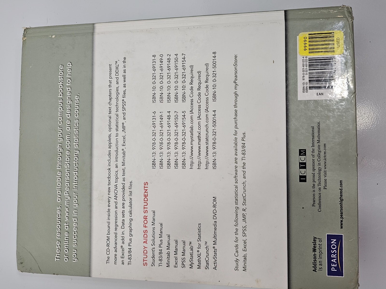 Introductory Statistics by Neil A. Weiss (2010, CD-ROM / Hardcover)