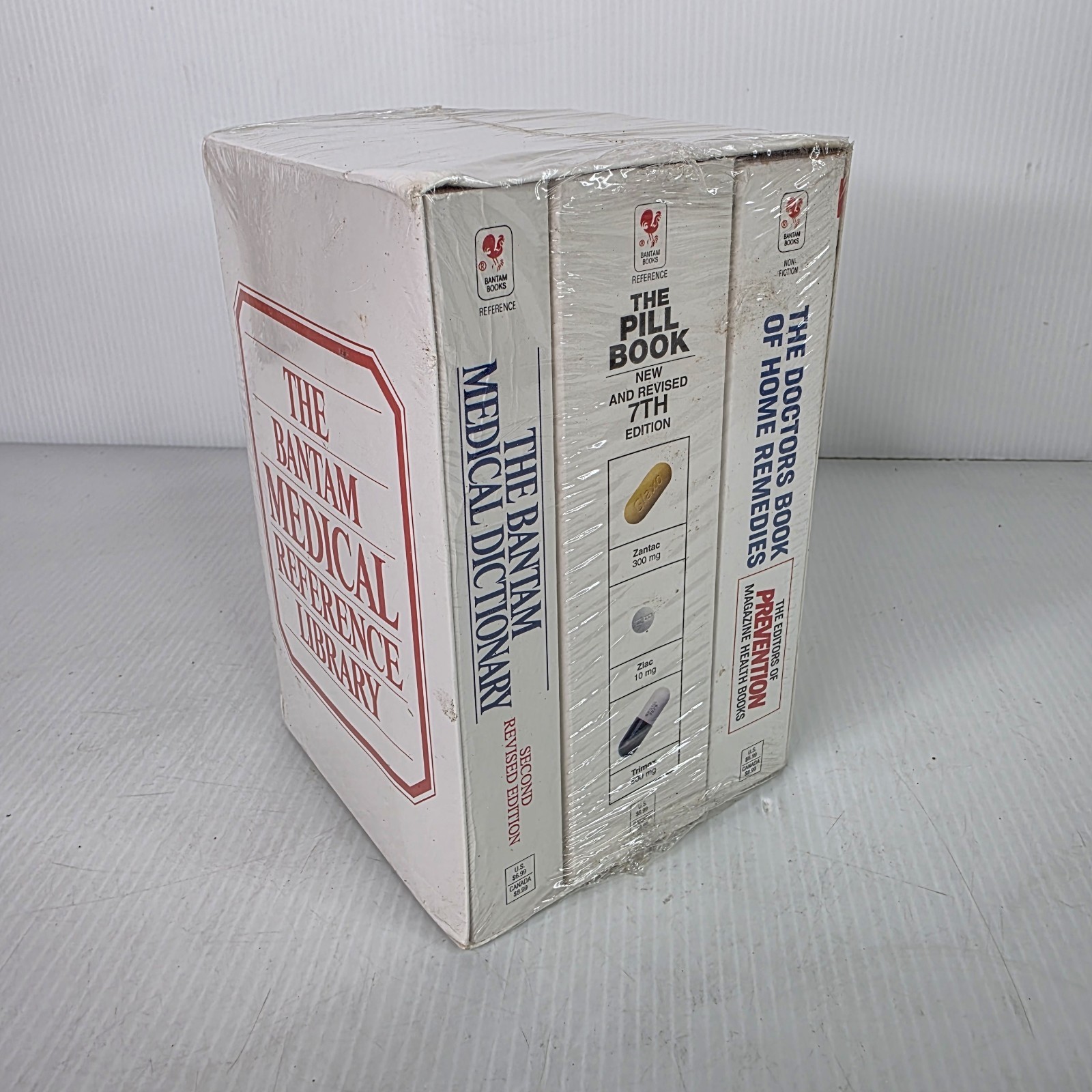 Box Set 3 Bantam Medical Reference Library – Dictionary Pill Book Home Remedies