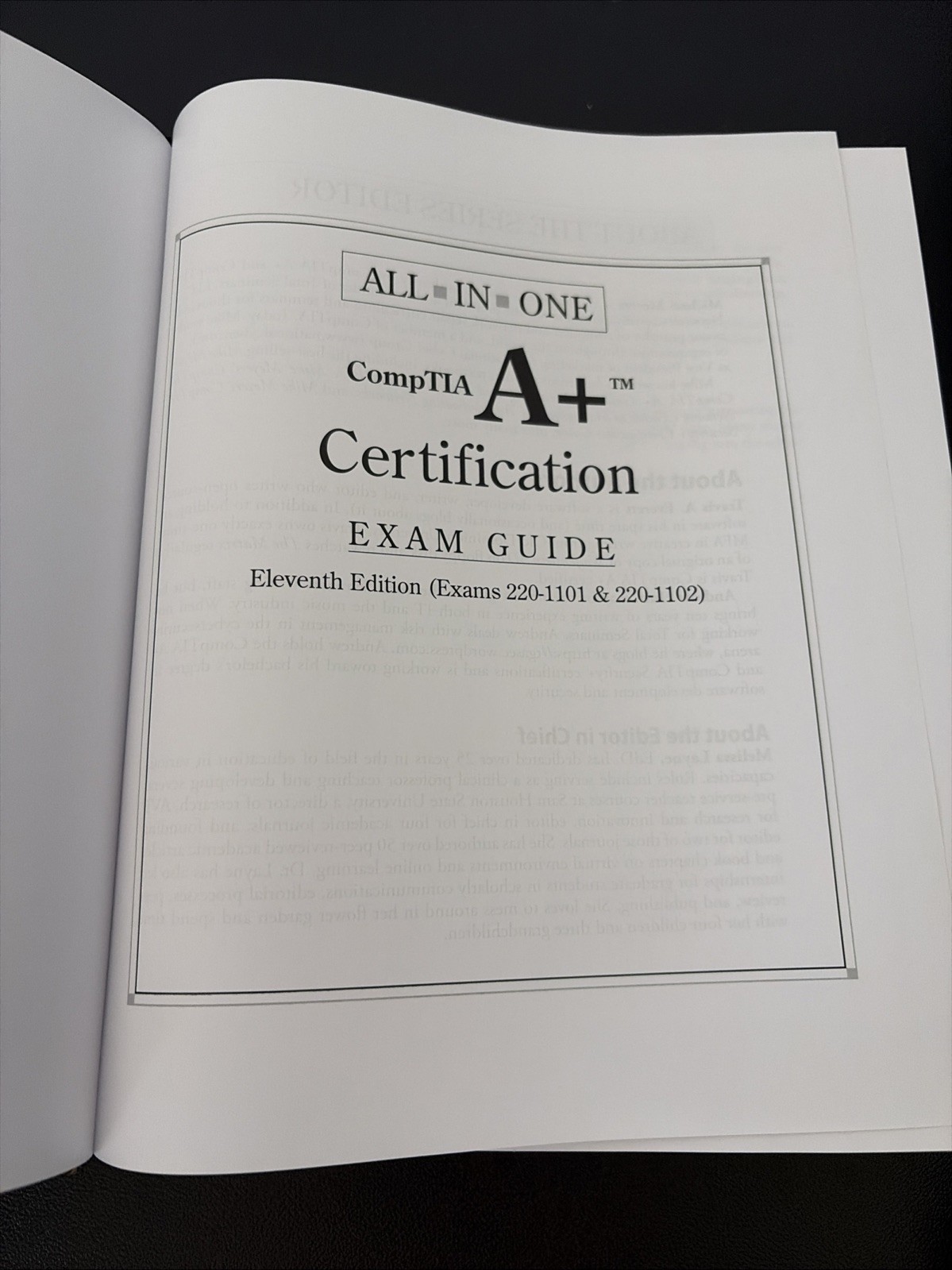McGraw – CompTIA A+ Certification All-in-One Exam Guide, Eleventh Edition HC
