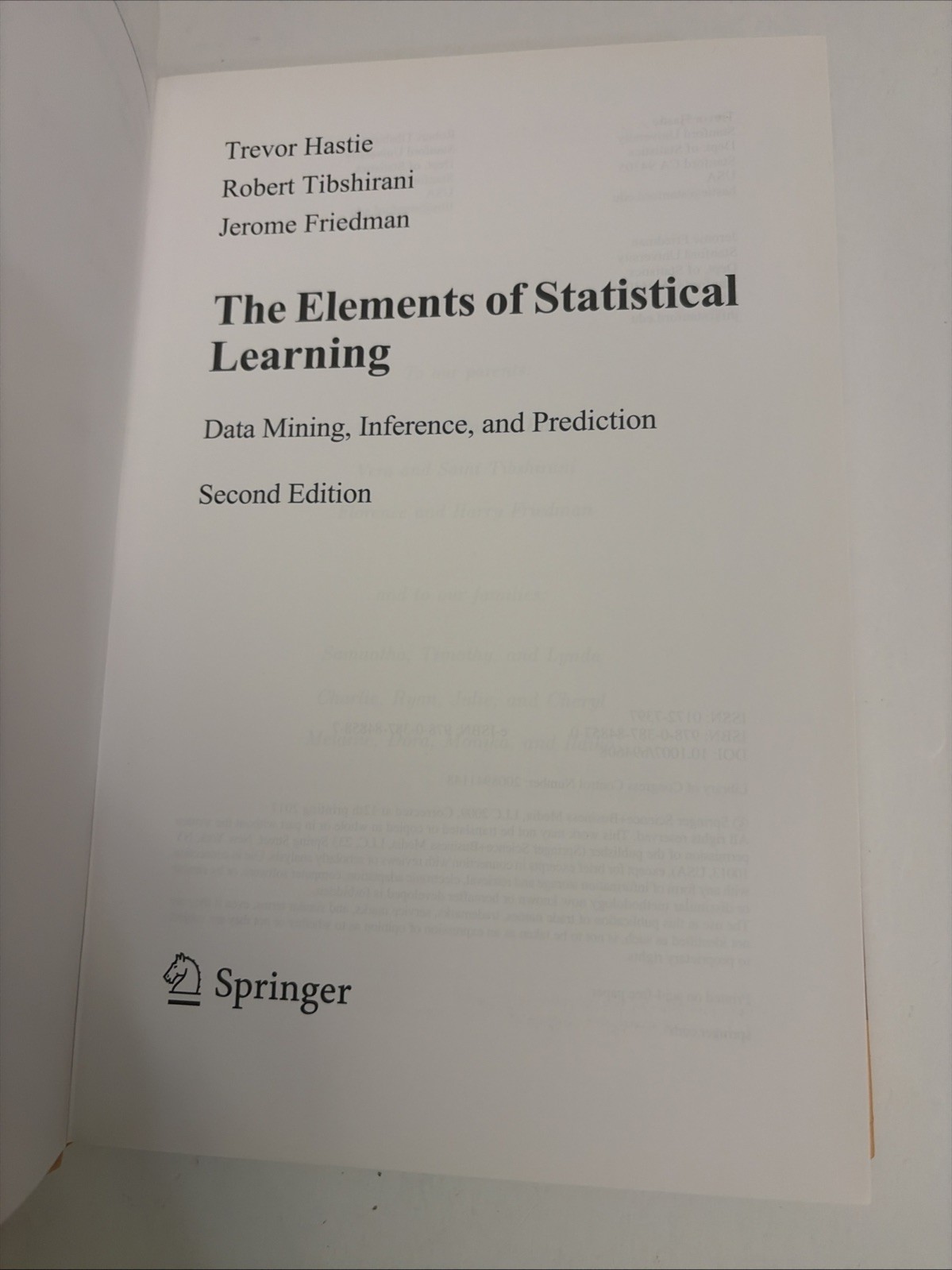 Springer Series in Statistics Ser.: Elements of Statistical Learning : Data…