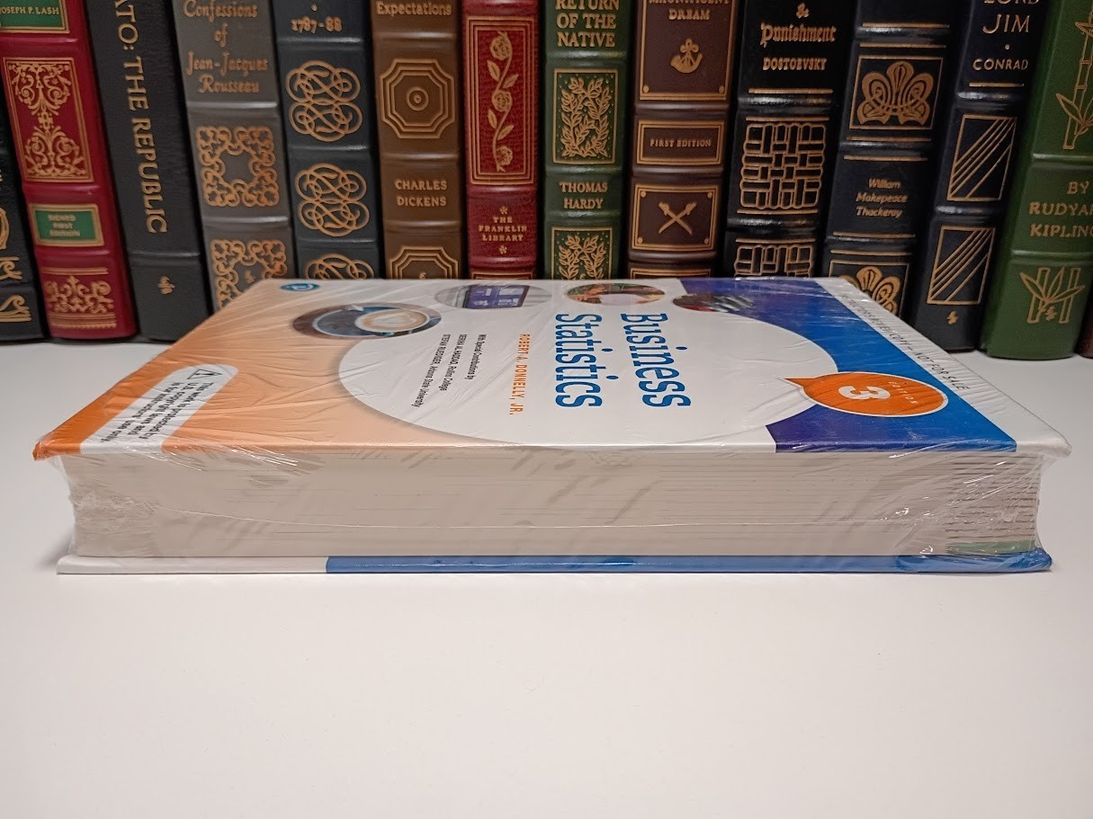 Business Statistics 3rd Edition Robert Donnelly Jr. 9780134685267 Factory Sealed