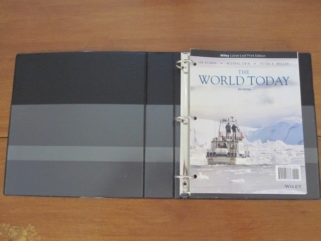 THE WORLD TODAY 8TH EDITION CONCEPTS AND REGIONS IN GEOGRAPHY LIKE NEW