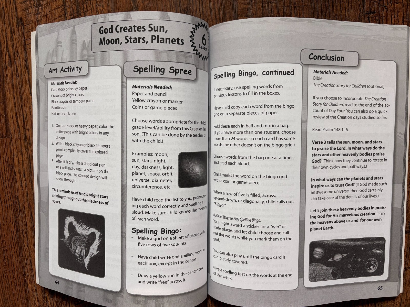 Creation Homeschool Curriculum by MasterBooks Gr 1-4; 6 in 1 lessons