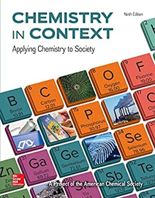 Loose Leaf for Chemistry in Context Ringbound American Chemical S