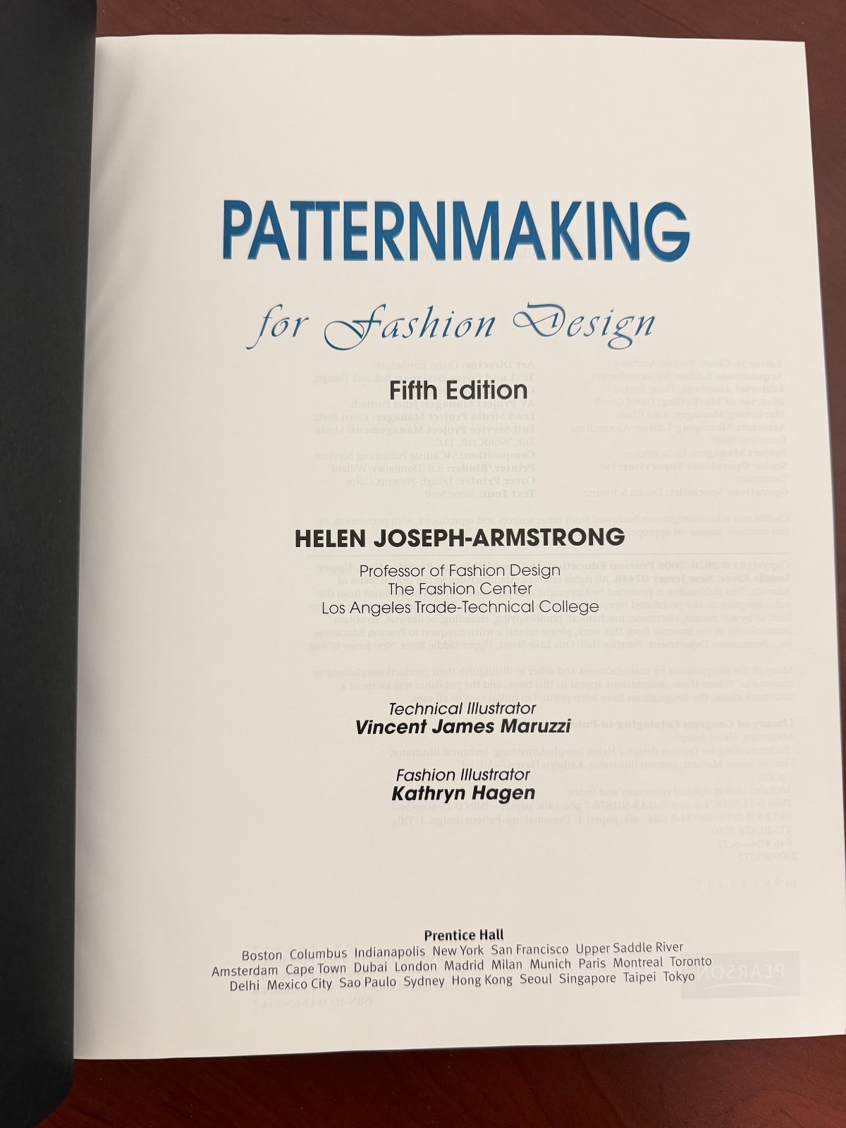 Patternmaking for Fashion Design 2010 Hardcover 5th Ed with DVD Sealed