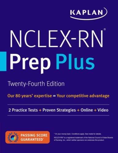 NCLEX-RN Prep Plus: 2 Practice Tests + Proven Strategies + Online + Video – GOOD