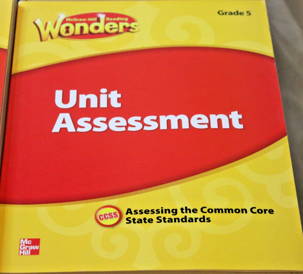 McGraw Hill Wonders Grade 5 Teacher’s Editions Units 1-6 & Assessment Books Set