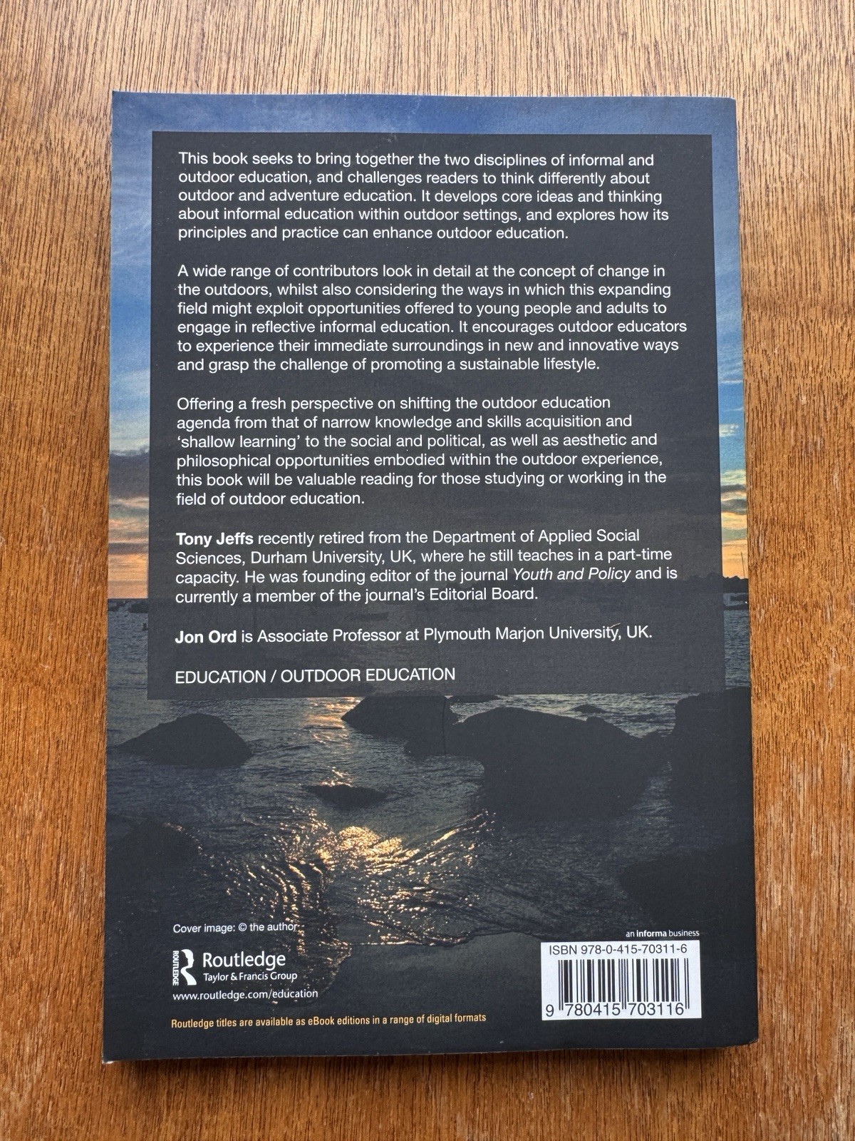 Rethinking Outdoor, Experiential and Informal Education NEW CONDITION Softcover