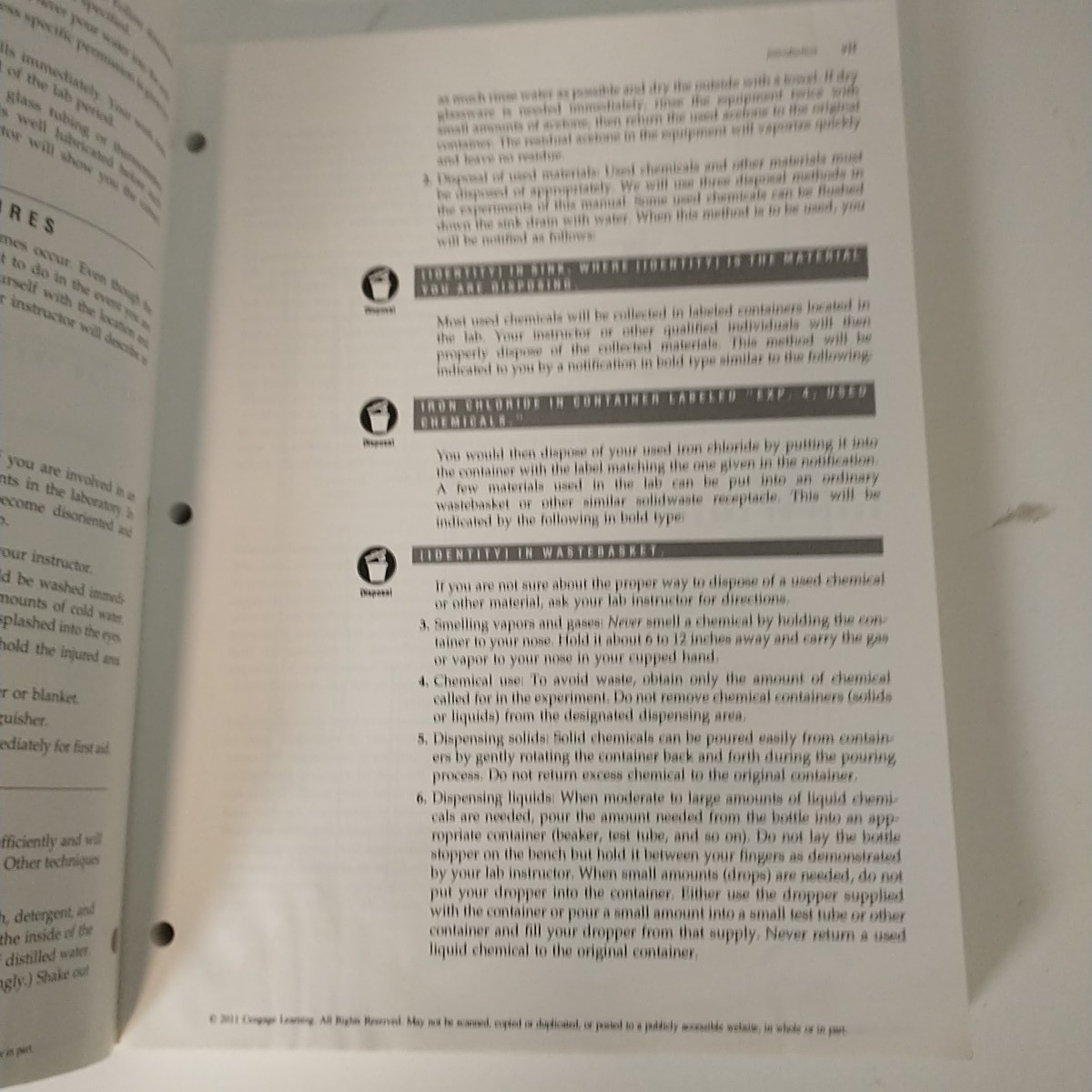 Safety-Scale Laboratory Experiments for Chemistry for Today Brooks/ Cole 7th ed.