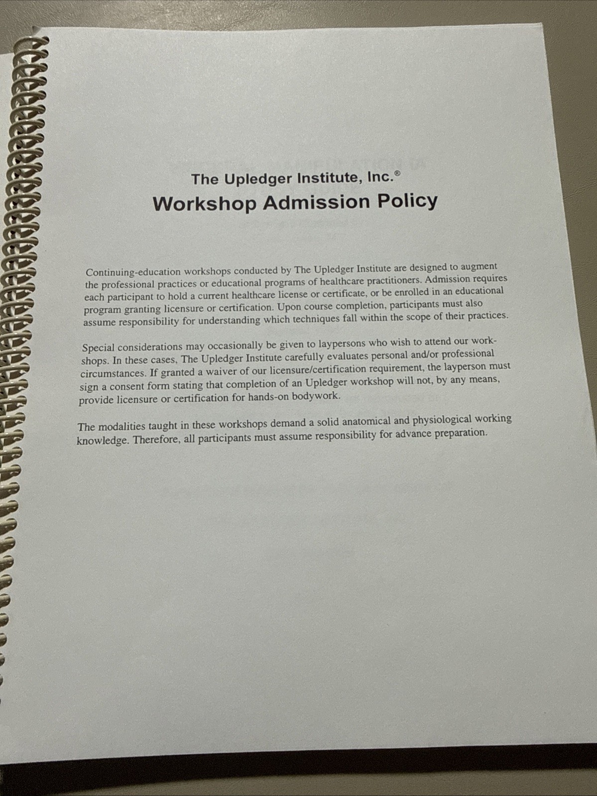 Visceral Manipulation IA Study Guide 1998 Revised Frank Lowen MT Upledger