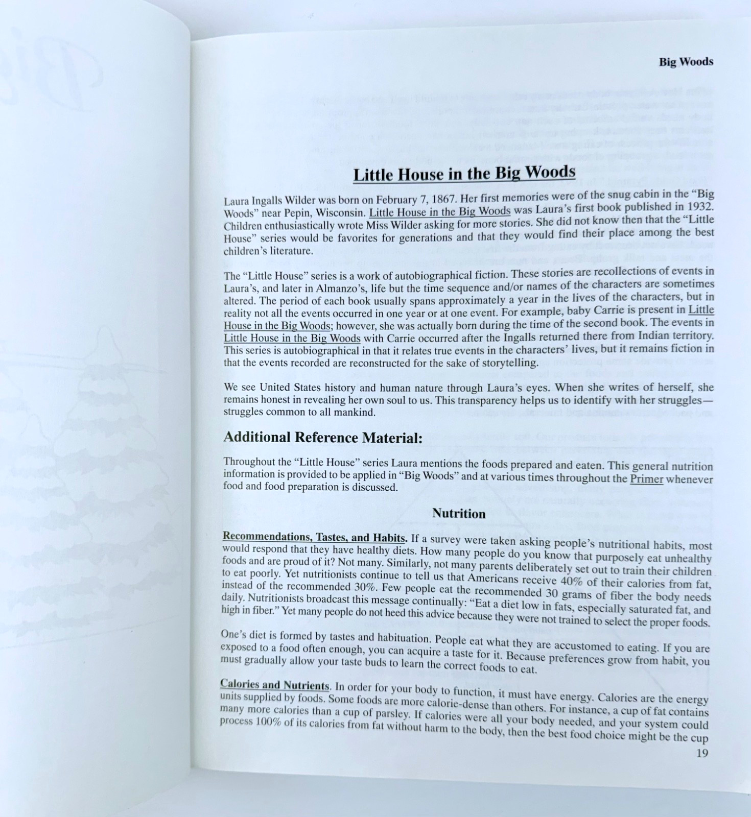 The Prairie Primer Literature Based Unit Study Little House Prairie Paperback