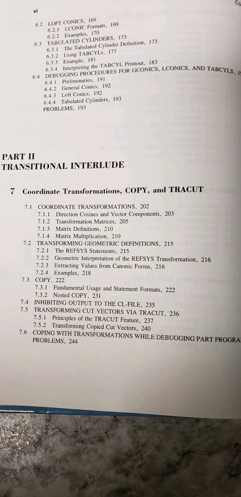 Numerical Control Programming in APT Irvin H Kral HC 1986 Prentice Hall