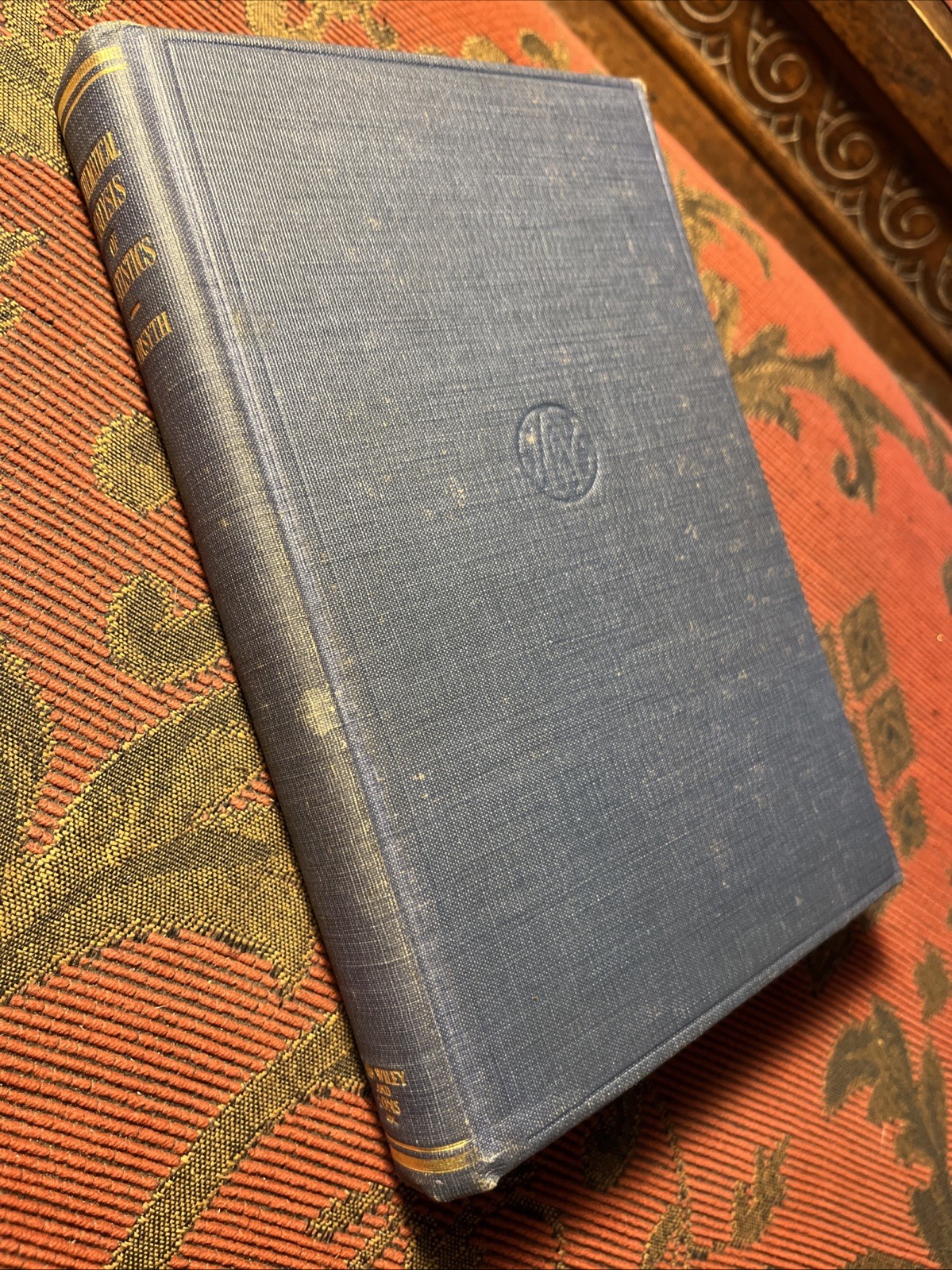 Intro To Mathematical Analysis Of Statistics Forsyth 1924 John Wiley HC Textbook