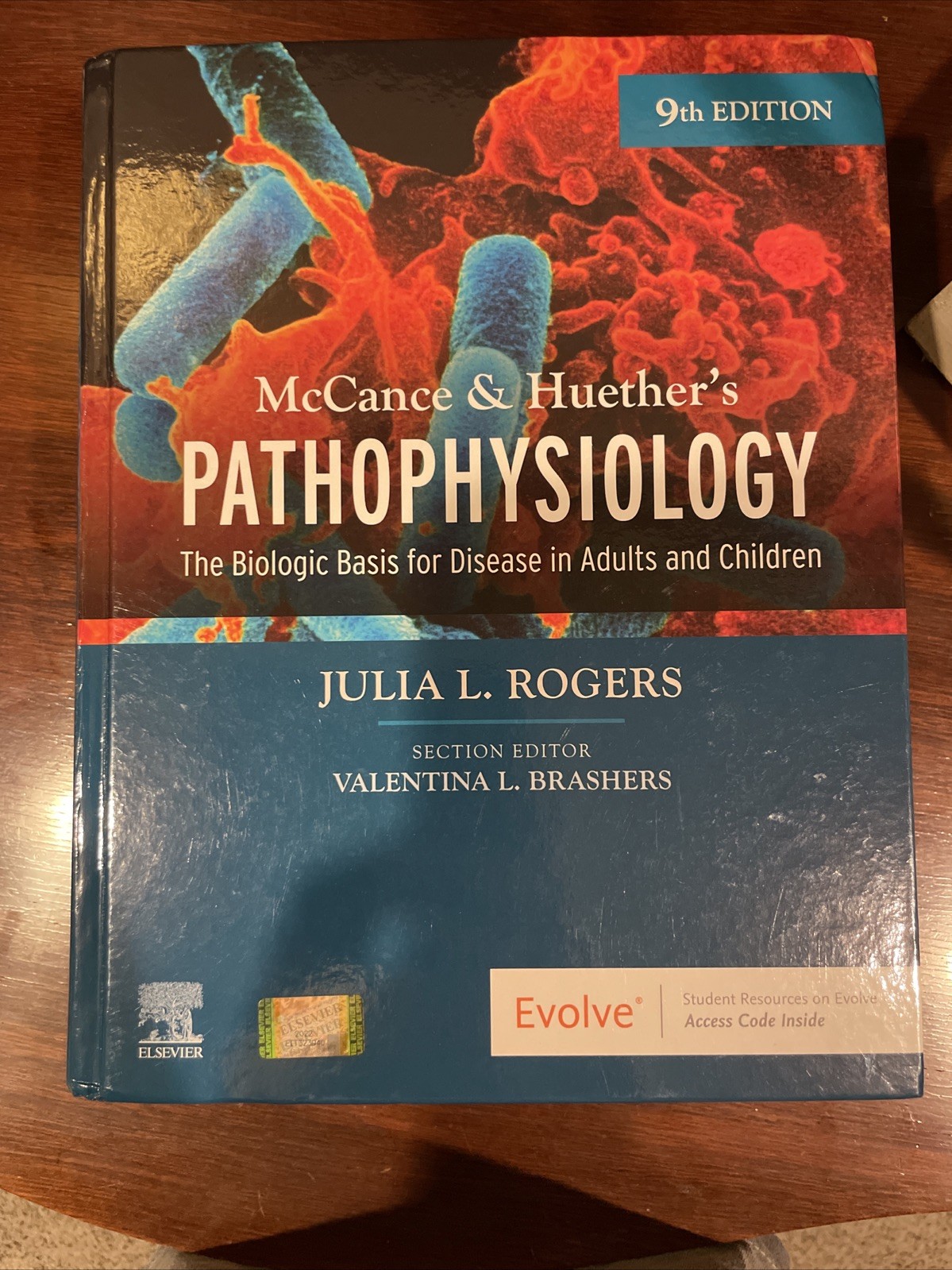 McCance & Huether’s Pathophysiology 9th Edition Rogers Hardcover 9780323789875
