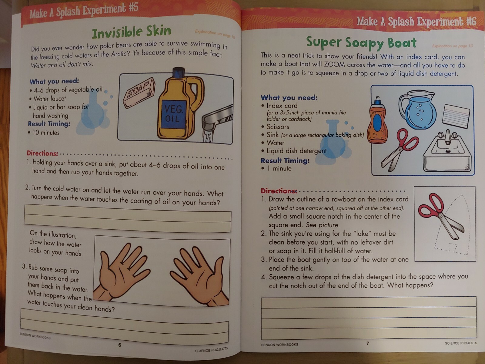 School Supplies: “Science Projects Discovery Workbook” Grades: 2-3/32 Pages NEW