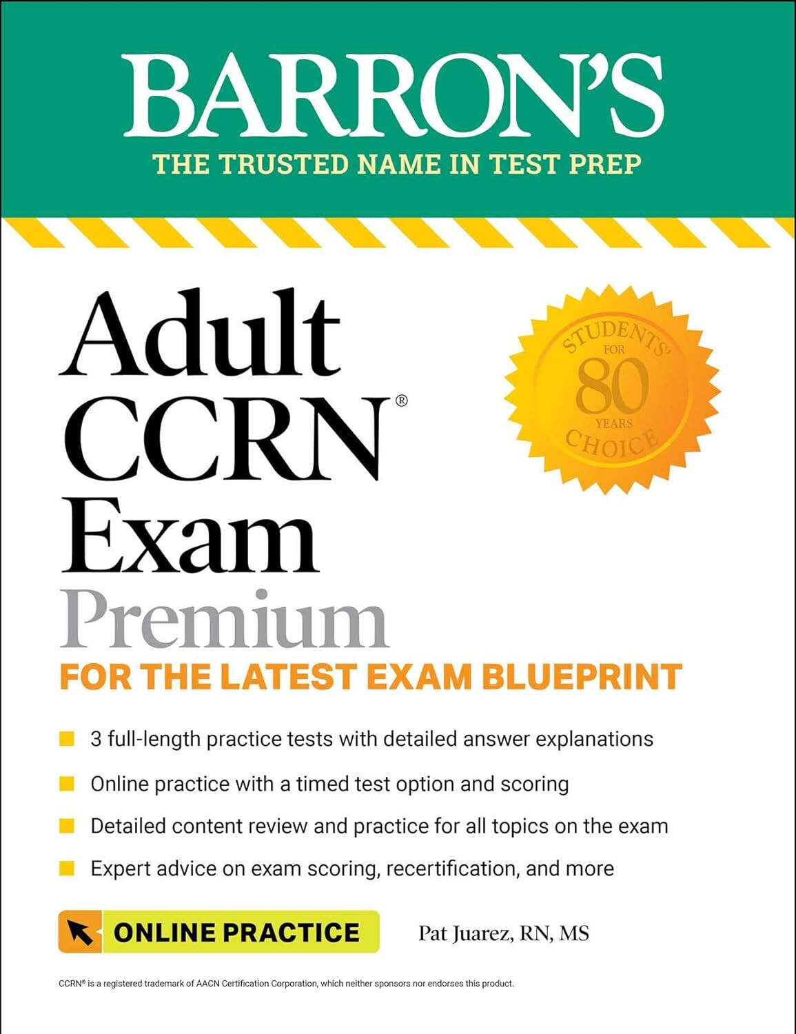 Barron’s Test Prep Series Adult CCRN Exam Premium: Study Guide for the Latest