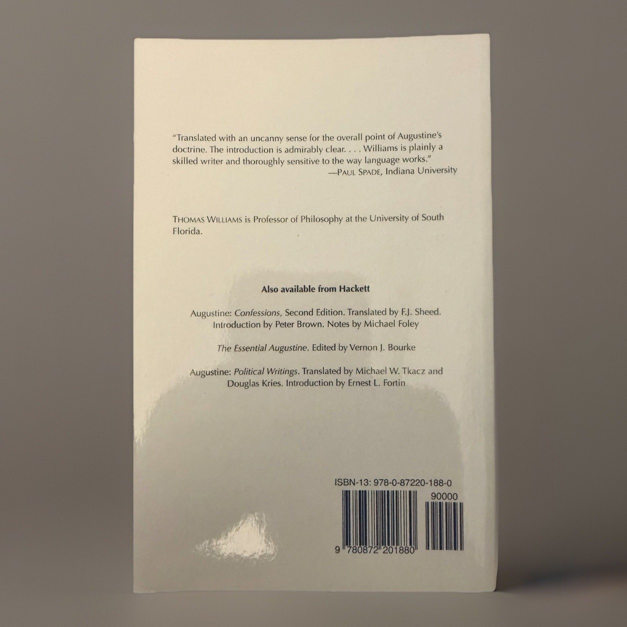 Hackett Classics Ser.: On Free Choice of the Will by Augustine (1993, Trade…