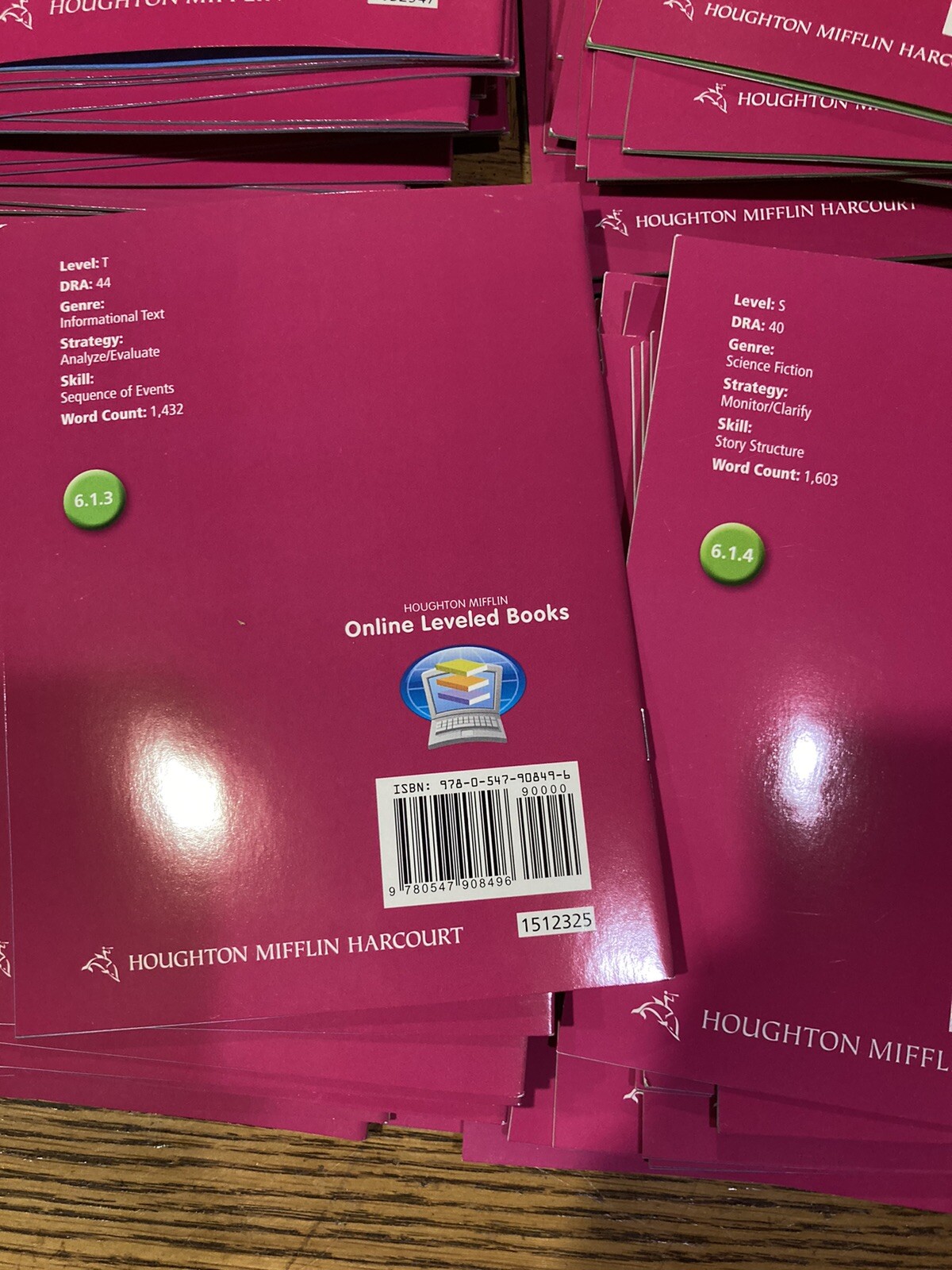 Journeys Houghton Mifflin Leveled Readers Grade 6 Below Level 🟢 25 Book Set