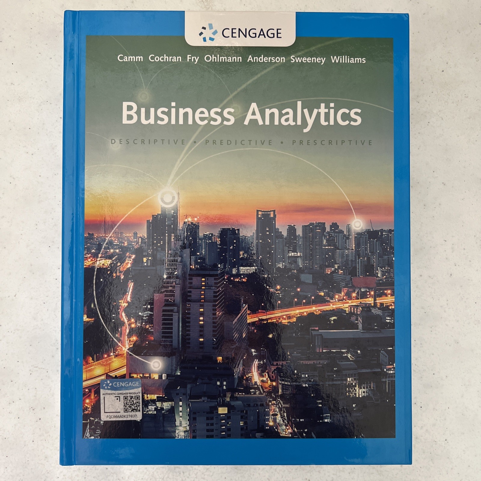 Business Analytics – Hardcover By Camm, Jeffrey D. – BRAND NEW – US SELLER