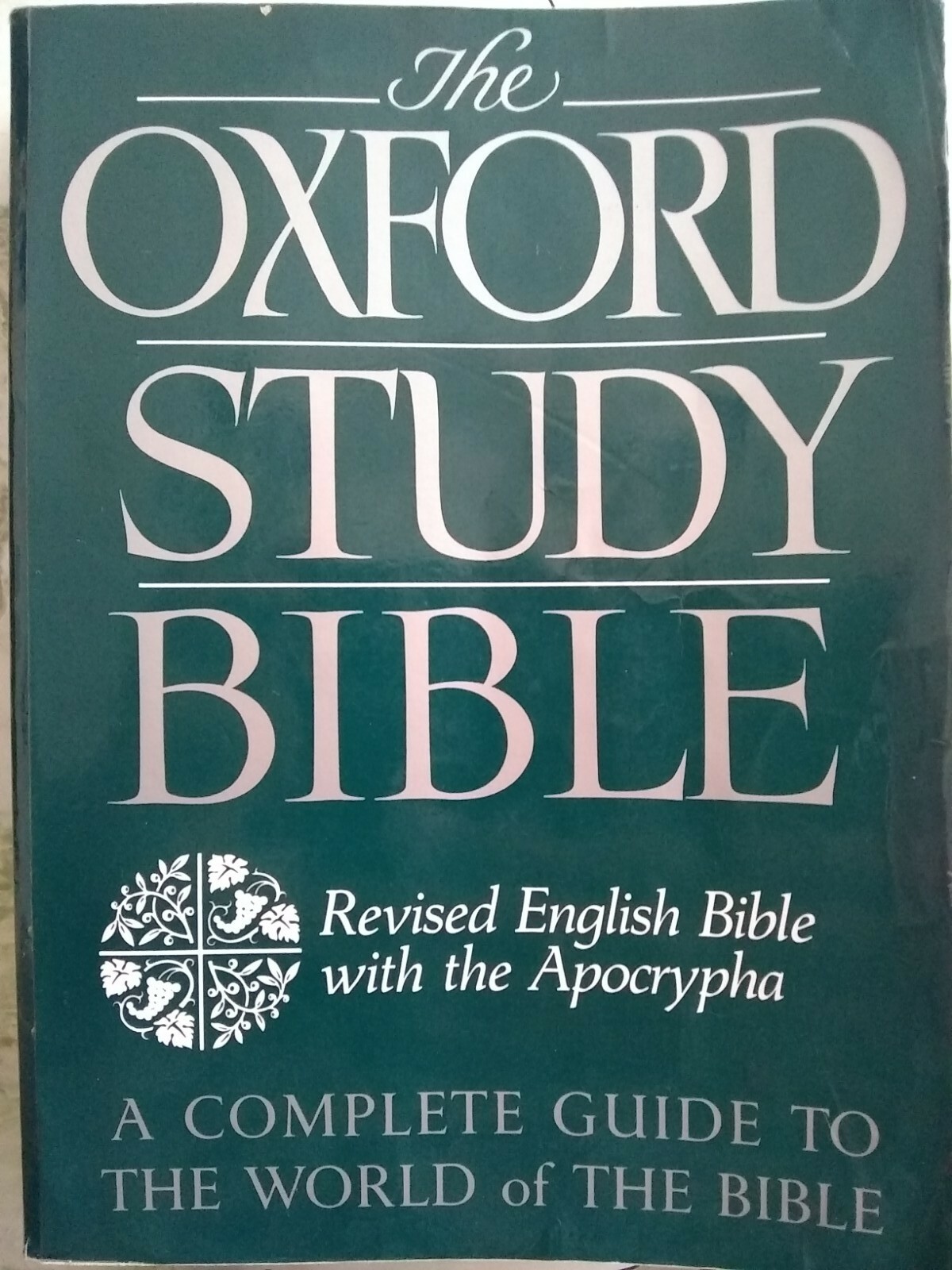 The Oxford Study Bible: Revised English Bible with the Apocrypha