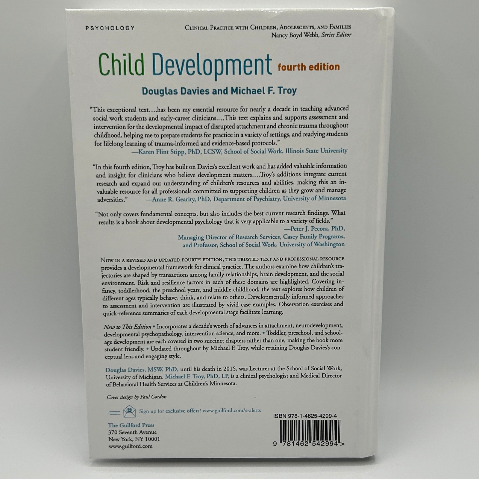 Child Development Practitioners Guide Fourth Edition Davies Troy Hardcover 2020